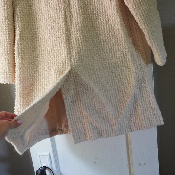 Liz Claibourne Textured Midi Coat Size Small - Picture 6 of 11